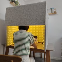 가정용 방음 부스 노래방 보컬 연습 흡음 매트 탁상용, 단품