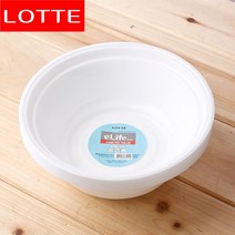 10p 롯데 일회용 다회용 위생 우동 그릇(20cm) 접시