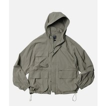 FRIZMWORKS CN UTILITY WIND PARKA LIGHT KHAKI
