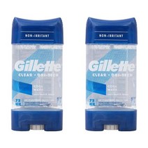 질레트 클리어 드라이 테크 쿨 웨이브 데오드란트 107g 2 팩 Gillette Clear Dri-Tech Cool Wave Deodorant