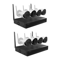 1+1 2대 코스트코 직접설치 CCTV 세트 한화 무선보안카메라시스템 4채널 /4카메라 SNK-B73047BW, SNK-B73047BW 2대