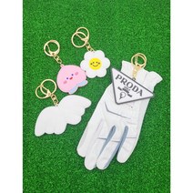 [캐디천사]골프 장갑 벨크로 홀더 찍찍이 골프악세사리 라운딩용품 장갑걸이, 릴와이어-피치