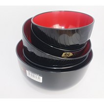 나카야 우동기 대접 공기 라면기 냉면기 일본칠기 일식그릇, 각공기