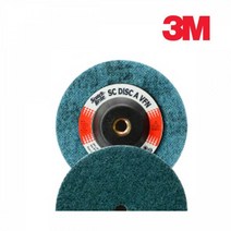 3M SC디스크 100mm 부직포연마재 그라인더날종류 사포종류 그라인더날교체, MED 180방 적색