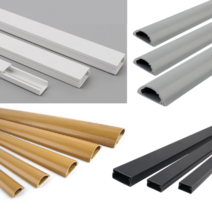 전선 몰딩 쫄대 커버 케이블 스티커 바닥 전기선 부착식 덮개 정리 1P 라인정리, 5호, 반원우드