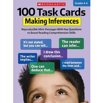 100 Task Cards: Making Inferences: Reproducible Mini-Passages With Key Questions to Boost Reading Co