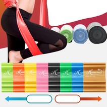 어르신 보호센터 스트레칭 라텍스 튜빙밴드 팔다리 초중급 복지관 탄성 고무줄 웨이트, 라텍스밴드 초급용 핑크