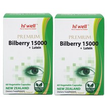 하이웰 프리미엄 빌베리 15000 + 루테인 60베지캡슐, 2개