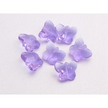 10 개 14mm 나비 모양면 처리 크리스탈 유리 느슨한 공예 비즈 보석 만들기 DIY, Violet