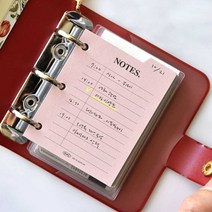 투두 리스트 일상 기록 노트 3공 다이어리 리필 내지
