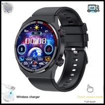 가성비 스마트워치 키즈 초등학생 워치 미니 블루투스 시계 2023 새로운 ECG + PPG AMOLED 스마트 통화 음악 플레이어 스포츠 방수 럭셔리 Smartwatch Xiaom, Silicone Black