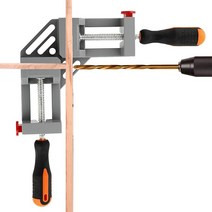 스탠다드메카닉 홀딩 C형 빔 클램프 홀더 다기능 90도 직각 클립 폴더 액자 코너 퀵 고정 코너 홀더 목공 도구 PT 아시바, C 1pc 2in1clip