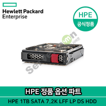 HP 프로라이언트 GEN10용 서버 1TB SATA 7.2K LFF LP DS HDD 정품 [861686-B21], 861686-B21