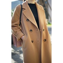 캐시미어 코트 오버 케이프 가 겨울 더블 브레스트 롱 울 긴팔 턴 다운 칼라 파카 자켓
