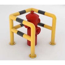 소화전 충돌방지대 코너 주차장 기둥 파이프 보호대, C형 500x500x600x2.0