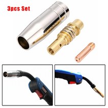 용접팁1.43개/대 용접 노즐 15AK 1.0mm 팁 홀더 CO2 MIG 토치 공기 냉각 MB 도구 액세서리, 한개옵션0