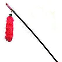 그린 아기고양이 낚시대 방울 오뎅 꼬지 반려묘 장난감 뚱냥이 애완용 캣, 1개