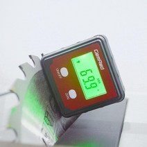 GemRed 디지털 레벨 도구 앵글 파인더 각도기 목수/자동차/용접/DIY 도구/가정 리노베이션용 목공 도구(블랙)155412, XB-2button