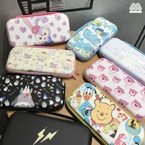 모이닷컴 닌텐도 스위치 충격보호 커버 캐릭터 파우치 가방 게임기 오락기 깨짐방지 쿠션 흔들림방지 케이스 악세사리, 딸기곰
