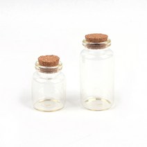 코르크 마개 원형 유리병 소형, 사이즈-30x40mm