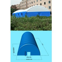 투명텐트 바람막이 우레탄 카페 캠핑 캐노피 쉘터 포장마차 텐트 구형 호텔 레스토랑 돔형, 대형 풍선 텐트