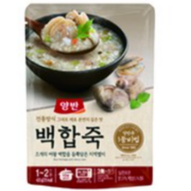 양반백합죽 420g x 한 개, 3.백합죽420g