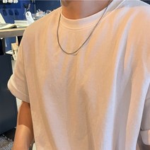 남여공용 써지컬 박스체인 목걸이 / 60cm 전체 써지컬스틸