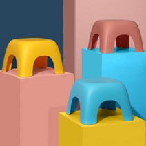 [스윗브릿지] 미끄럼방지 욕실의자 목욕의자 욕조 사워 미니 의자 발받침 어린이 보조스툴 4color, (소형)화이트