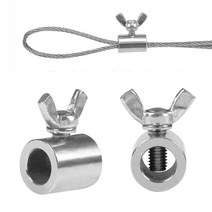 와이어 슬리브 고정 마감 클램프 U 클립 밴드볼트 M2