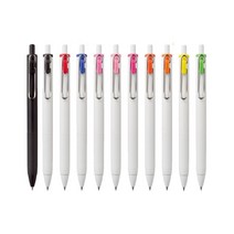 미쓰비시 유니볼 one 노크식 유니볼원 중성펜 0.38mm UMN-S-38, 1개, 레드