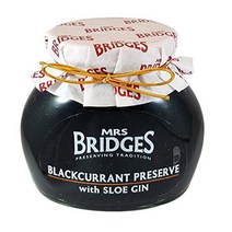 Mrs Bridges Preserve with Sloe Gin Blackcurrant １2 Ounce, 1
