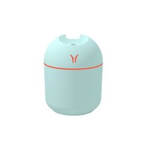 밥솥가습기 스팀 가습기 250ml 미니 가습기 정수기 자동차 usb 아로마 에센셜 오일 디퓨저 led 라이트 초음파 미스트 메이커 가전 분무기, 파란색