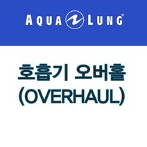 AQUALUNG 아쿠아렁 호흡기 오버홀