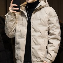 경량 숏패딩 파카 남녀공용 오버핏 겨울 점퍼 모자