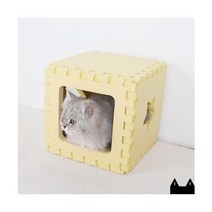 냥이 스타 하우스 큐브 숨바꼭질 사각놀이집 나비나무 캣해먹