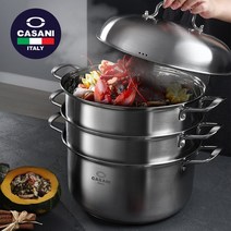 까사니 IH 쿠치나 3단 스티머 찜솥 32cm, 1개