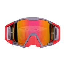 토르 바이크 윈드스크린 2종류 렌즈는 트렌디한 아웃도어 마운틴 고글과 교체 가능, 레드그레이+레드(레드칩), 하나