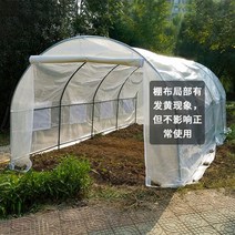 오스토어 비닐하우스 만들기 소형 온실 조립식 온난방 냉동방지, 6M X3M X2.2 베이지색 하자(듀얼)