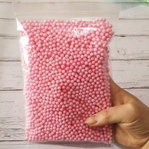 도매 파스텔 스티로폼 공 DIY 공예품용 미니 폼 구슬 장식 크리스마스 트리 15g 4-6mm, as the picture, 10 4-6mm Rose 15g_01 4-6mm