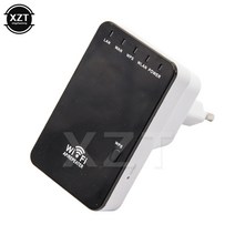 300mbps wifi 리피터 2 lan 포트 무선 라우터 802.11nbg wifi 신호 장거리 익스텐더 라우터 ap 부스터 증폭기, 유럽 ​​연합, 검은색