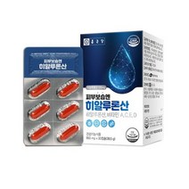 종근당 피부보습엔 히알루론산 950mg x 30캡슐, 1박스