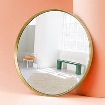 (최대20%할인) 위미러 베스트 카페 디자인 예쁜 벽걸이 거울 기획전 9종, 4.리비아 화이트 원형 거울, 단일, 중대형(90x90)