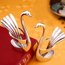 스완 티포크 티포크수납함 세트 티포크통 티스푼 수저세트 수저통 디저트포크 포크보관