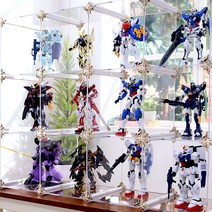 엠블럭스페셜 C타입 3층x4칸 12칸형(앞/뒤덮개포함) 건담장식장 건담진열장 건프라진열대 피규어장식장 피규어진열장 레고진열장 레고장식장, 1세트