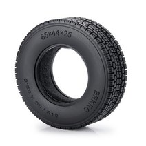 호환 트레일러 승용차 캠핑카 견인 장치 고리 rc 자동차 고무 휠 타이어 스폰지가 2225mm 휠 타이어 1:14 트랙터 화물 드래그 트럭 자동차 부품, 25mm-1개