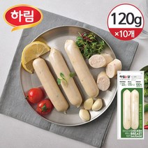 [KT알파쇼핑][냉동] 하림이닭 닭가슴살 소시지 청양고추 120g 10개