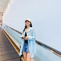집업 후드 티셔츠 여름 메인푸시 BENSHIWA 래쉬가드 경량 여성의류 본 네 어린애 가디건 미시코트 1059124801