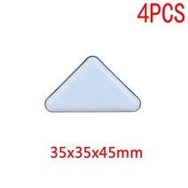 가구부품 부속자재 가구 슬라이딩 패드 이동용 자동 접착 바닥 보호대 무거운 이동 소음 감소 마모 방지 발 4 피스, [03] 03-4PC