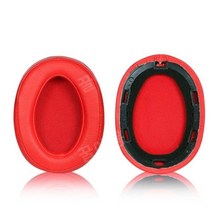 소니 MDR-100ABN WH-H900N 호환용 이어 패드 슬리브 헤드 빔 스폰지 가죽, 빨간