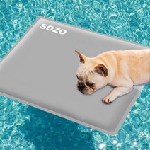 NIUFLY 강아지 쿨매트 반려동물 여름 쿨방석, 그레이